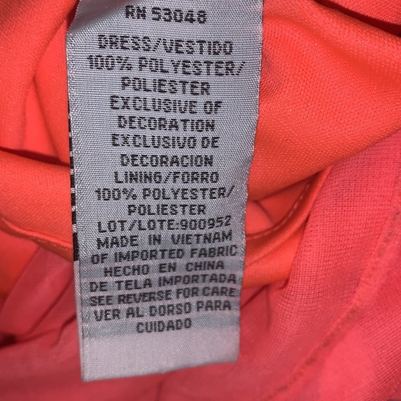 Coral Formal Prom Dress - Picture 7 of 11